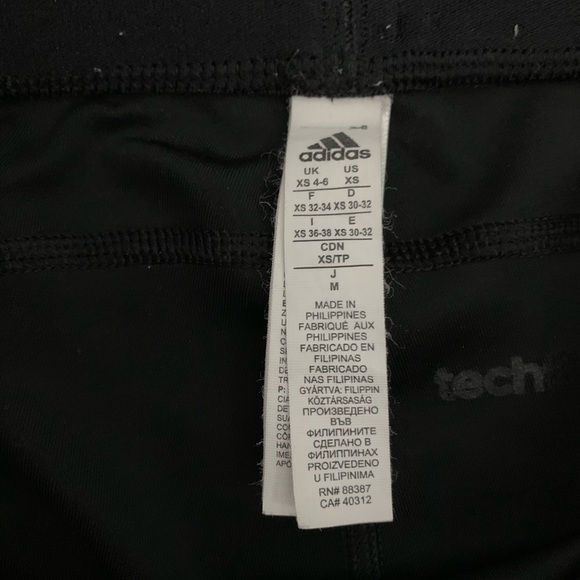 Adidas Techfit Black Leggings - Picture 6 of 6